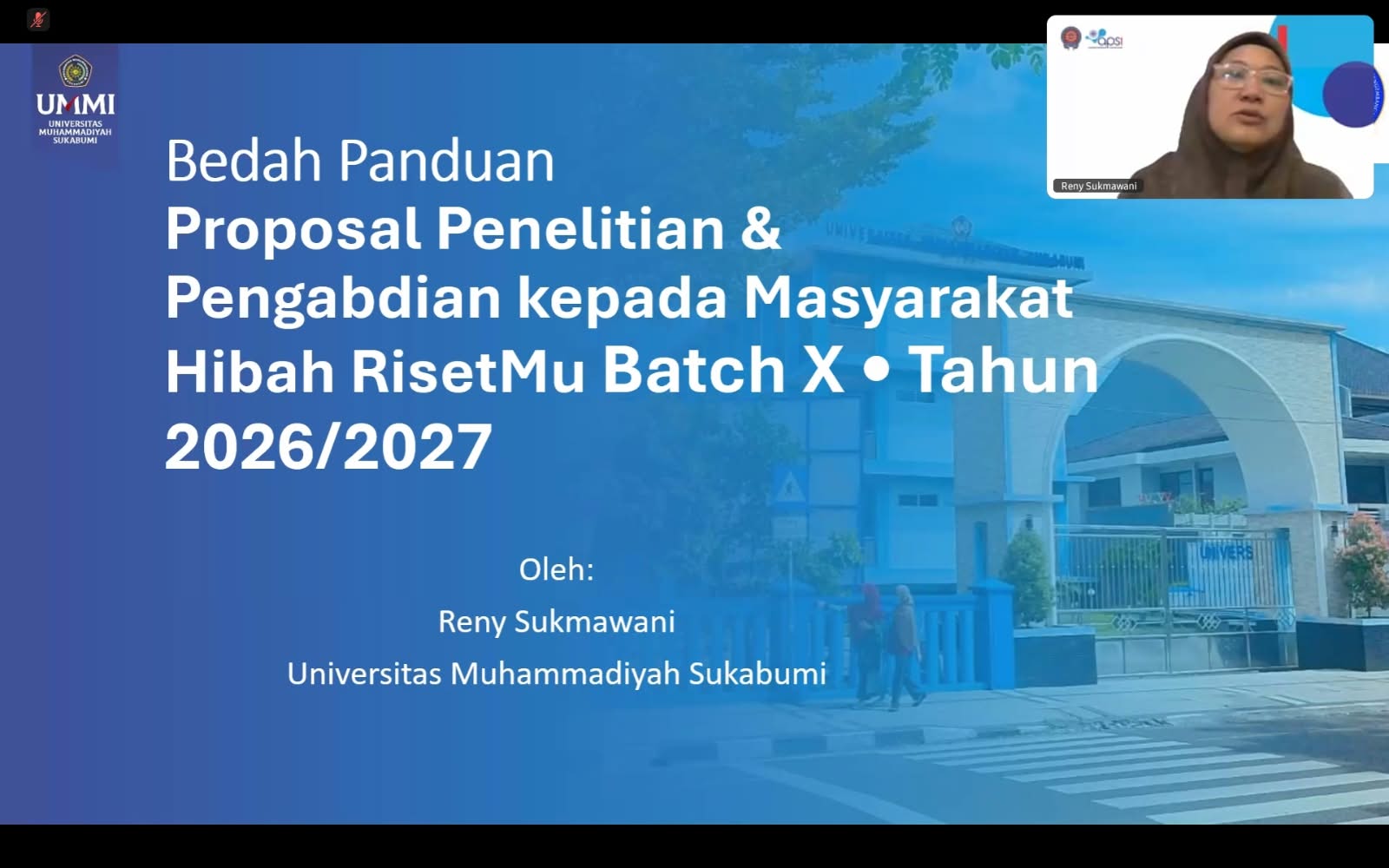 Bidik Peluang Hibah RisetMu Batch X, APSI-PTMA Asah Kesiapan Dosen Rancang Proposal Kompetitif